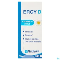 Nutergia ergy d solution buvable 15ml | Aesiel