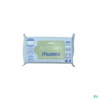 Mustela bebe enfant lingettes nettoyantes a l avocat bio fibres vegetale 60 | Aesiel