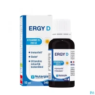 Nutergia ergy d solution buvable 15ml | Aesiel