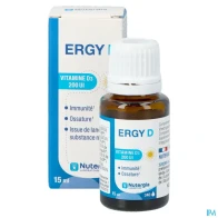 Nutergia ergy d solution buvable 15ml | Aesiel