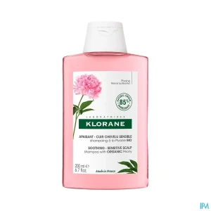 Klorane shampooing apaisant anti-irritant pivoine bio 200ml | Aesiel