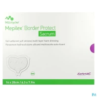 Mepilex border sacrum pansement 16cm x20cm 10 | Aesiel