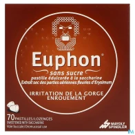 Euphon sans sucre pastille 70 | Aesiel