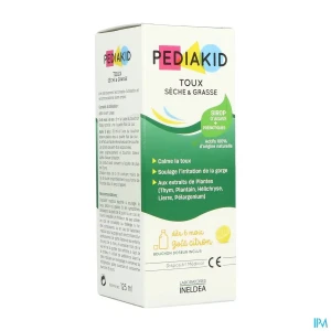 Pediakid toux seche grasse sol buv 125ml | Aesiel