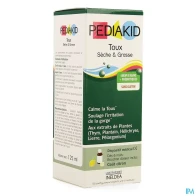 Pediakid toux seche grasse sol buv 125ml | Aesiel