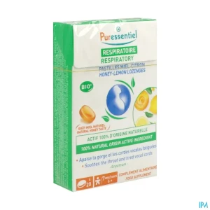 Puressentiel pastille respiratoire gorge miel citron 20 | Aesiel