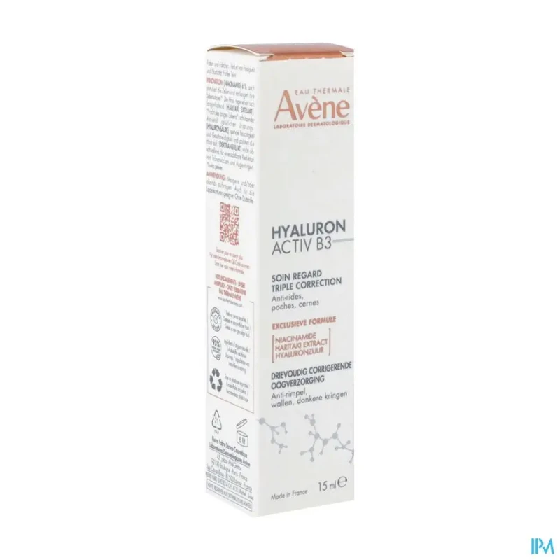Eau thermale avene hyaluron activ b3 yeux soin regard triple action 15ml | Aesiel Eau thermale avene hyaluron activ b3 yeux soin regard triple action 15ml | Aesiel