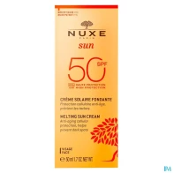 Nuxe sun crème fondante visage ip50 tube 50ml | Aesiel