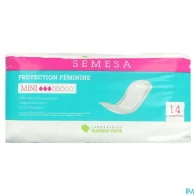 Marque verte semesa protections anatomiques mini 3g sachet de 14 | Aesiel