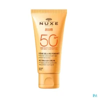 Nuxe sun crème fondante visage ip50 tube 50ml | Aesiel