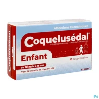 Coquelusedal enfant suppositoire 10 | Aesiel