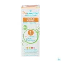 Puressentiel huile essentielle menthe poivree bio 10ml | Aesiel