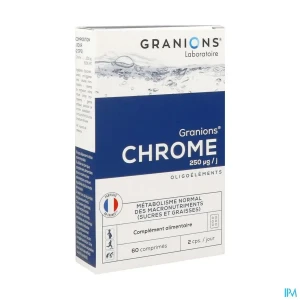 Granions chrome 250mcg comprime 60 | Aesiel