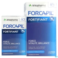 Forcapil fortifiant cheveux et ongles gelule 180 + 60 | Aesiel