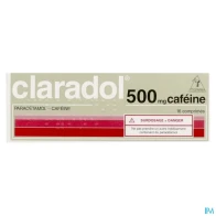 Claradol 500mg cafeine comprime quadrisecable 16 | Aesiel