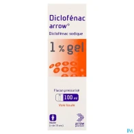 Diclofenac arrow 1% gel flacon pressurise 100ml | Aesiel