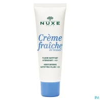 Nuxe crème fraiche de beaute fluide matifiant hydratation 48h peaux mixtes 50ml | Aesiel