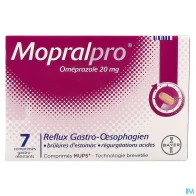 Mopralpro 20mg comprime gastroresistant 7 | Aesiel