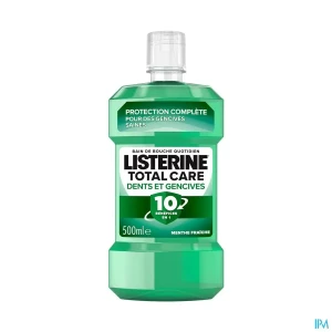 Listerine total care bain de bouche dents et gencives 10en1 menthe fraiche 500ml | Aesiel