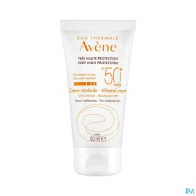 Eau thermale avene solaire crème minerale spf50+ 50ml | Aesiel