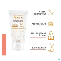 Eau thermale avene solaire crème minerale spf50+ 50ml | Aesiel