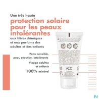 Eau thermale avene solaire crème minerale spf50+ 50ml | Aesiel