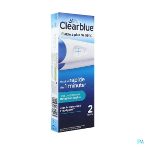 Clearblue test de grossesse detection rapide x2 | Aesiel