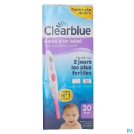 Clearblue test d'ovulation digital 1 hormone 20 | Aesiel