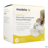 Medela ultra respirants coussinet d'allaitement adhesif jetable 30 | Aesiel