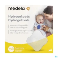 Medela compresse hydrogel sterile x4 | Aesiel
