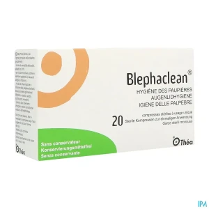Blephaclean compresse sterile pour paupieres 20 | Aesiel