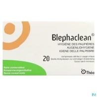 Blephaclean compresse sterile pour paupieres 20 | Aesiel