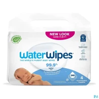 Waterwipes lingette bebe 60 x4 | Aesiel