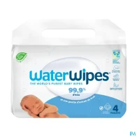Waterwipes lingette bebe 60 x4 | Aesiel