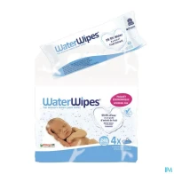 Waterwipes lingette bebe 60 x4 | Aesiel