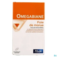 Pileje omegabiane foie morue capsule 80 | Aesiel