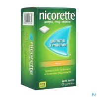 Nicorette fruits 4mg sans sucre gommes a macher 105 | Aesiel