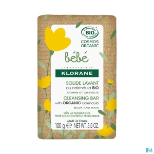 Klorane bebe solide lavant bio 100g | Aesiel