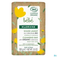 Klorane bebe solide lavant bio 100g | Aesiel