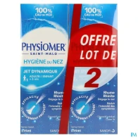 Physiomer jet dynamique adulte enfant solution nasale 135ml x2 | Aesiel