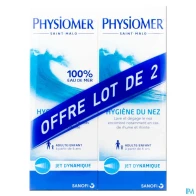 Physiomer jet dynamique adulte enfant solution nasale 135ml x2 | Aesiel