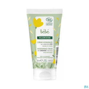 Klorane bebe crème hydratante bio 50ml | Aesiel
