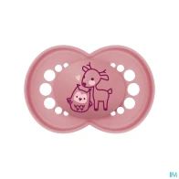 Mam sucette original nature +6m silicone x2 | Aesiel