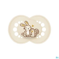 Mam sucette original nature +6m silicone x2 | Aesiel
