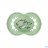 Mam sucette original nature +6m silicone x2 | Aesiel