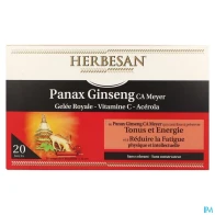 Herbesan panax ginseng meyer gelee royale vitamine c acerola ampoule buvable 20 | Aesiel