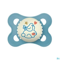 Mam sucette original nuit 2/6 mois silicone x2 | Aesiel
