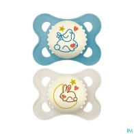 Mam sucette original nuit 2/6 mois silicone x2 | Aesiel