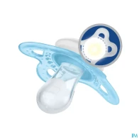 Mam sucette original nuit 2/6 mois silicone x2 | Aesiel