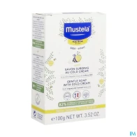 Mustela bebe enfant savon surgras au cold cream a la cire d abeille bio 100g | Aesiel